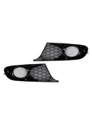 2PCS Fog Light Cover Grille Grill 5K0853666 Fit VW MK6 Golf Jetta 2009-2013-13
