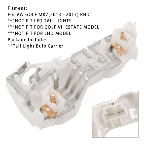 Portador de bombilla de luz trasera interior derecho RHD 5G0945260A para VW GOLF 2013-2017