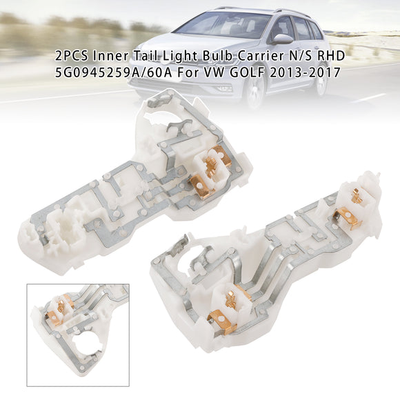 2 Stuks Binnenste Achterlicht Lamp Carrier RHD 5G0945259A/60A Voor VW GOLF 2013-2017