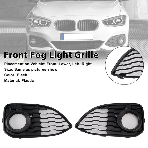 2 uds rejilla de cubierta de luz antiniebla compatible con BMW Serie 1 F20 F21 LCI M-Sport 2015-2019