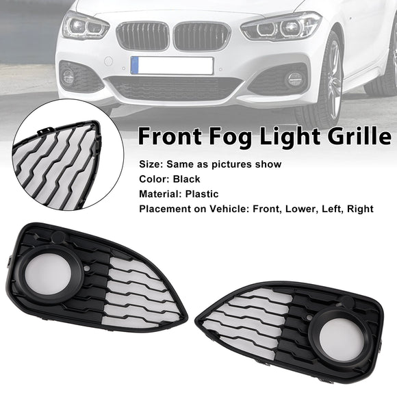 2 uds rejilla de cubierta de luz antiniebla compatible con BMW Serie 1 F20 F21 LCI M-Sport 2015-2019