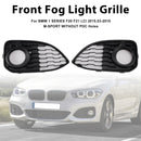 2 uds rejilla de cubierta de luz antiniebla compatible con BMW Serie 1 F20 F21 LCI M-Sport 2015-2019-4