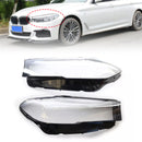 2PCS Scheinwerfer Scheinwerfer Objektiv Abdeckung Shell Für BMW 5 SERIES G30 G38 2020-2022-2