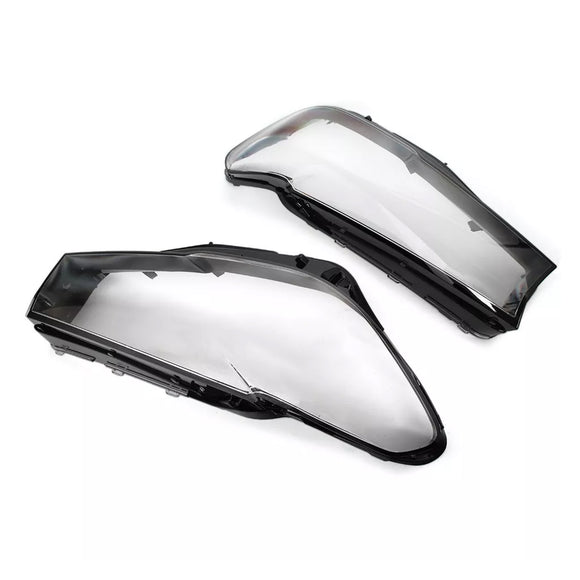 2PCS Scheinwerfer Scheinwerfer Objektiv Abdeckung Shell Für BMW 5 SERIES G30 G38 2020-2022