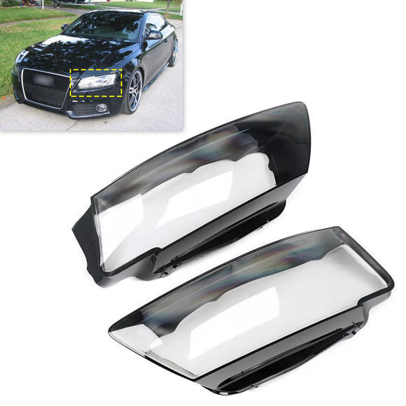 2 STUKS Koplamp Koplamp Lens Cover Shell Voor Audi A5 S5 RS5 2008-2012