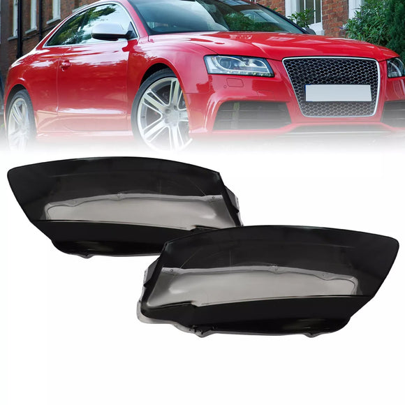 2 STUKS Koplamp Koplamp Lens Cover Shell Voor Audi A5 S5 RS5 2008-2012