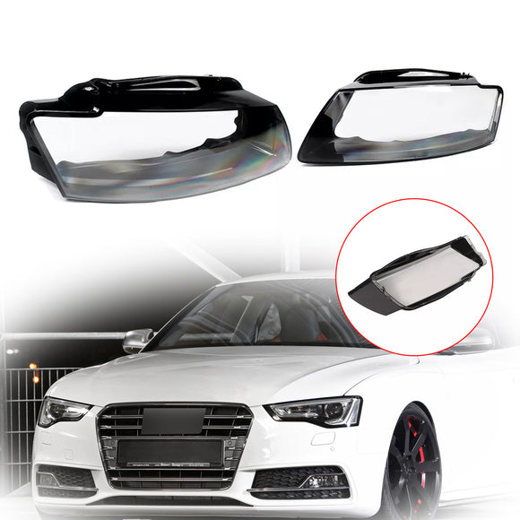 2 STUKS Koplamp Koplamp Lens Cover Shell Voor Audi A5 S5 RS5 2008-2012