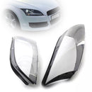 2 uds carcasa de cubierta de lente de faro delantero para AUDI TT 2008-2014-3