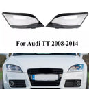 2 uds carcasa de cubierta de lente de faro delantero para AUDI TT 2008-2014-1