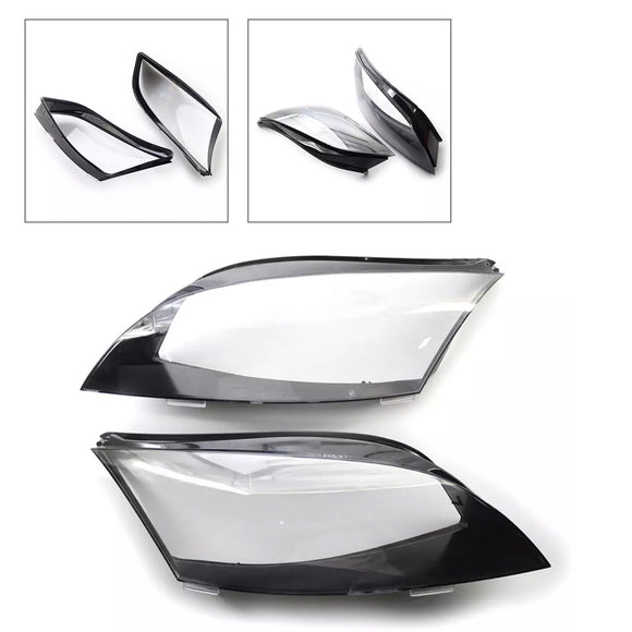 2 uds carcasa de cubierta de lente de faro delantero para AUDI TT 2008-2014