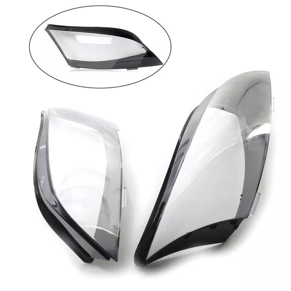 2 uds carcasa de cubierta de lente de faro delantero para AUDI TT 2008-2014