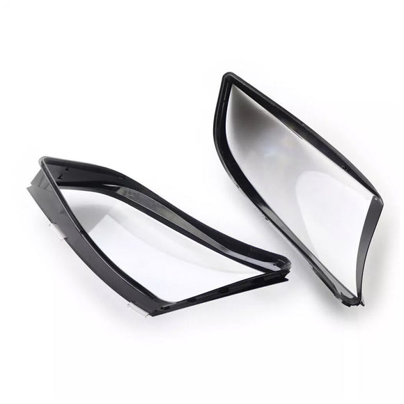 2 uds carcasa de cubierta de lente de faro delantero para AUDI TT 2008-2014
