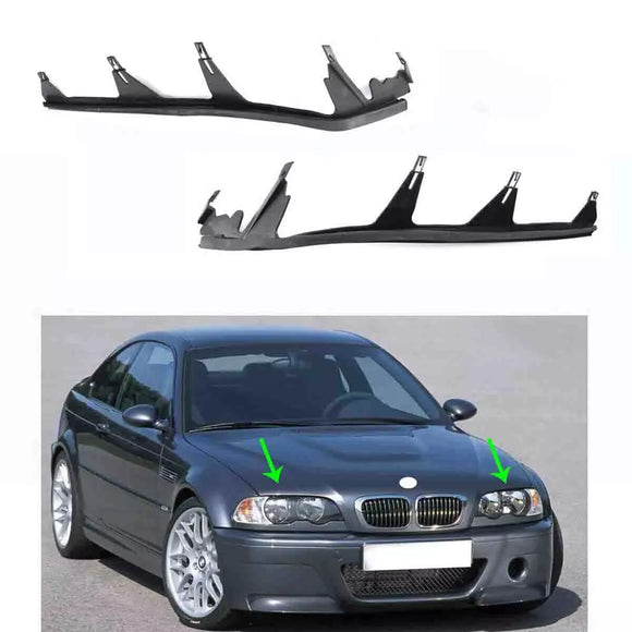 2kpl ajovalojen tiivistenauhan tiivistehuulet BMW 3-sarjan E46 COUPE M3 330CI-