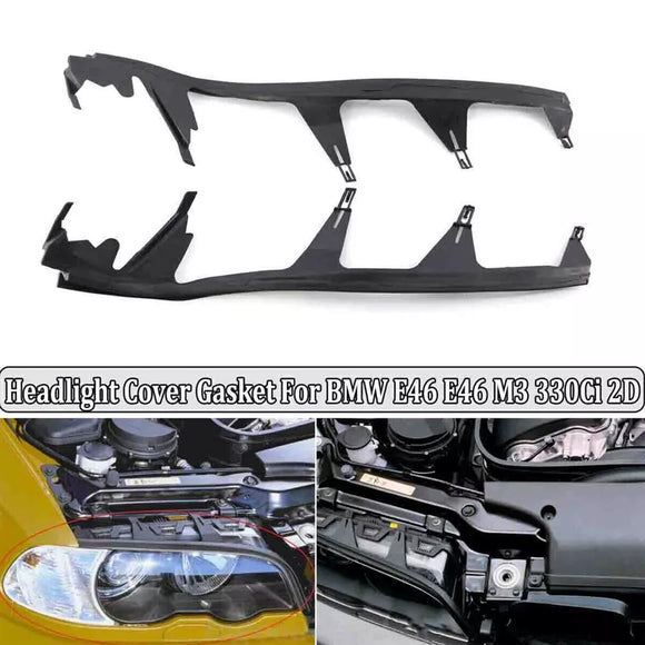 2kpl ajovalojen tiivistenauhan tiivistehuulet BMW 3-sarjan E46 COUPE M3 330CI-