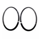 2 uds anillo embellecedor de bisel de faro negro brillante para Mini Cooper F55 F56 F57 14-21-8