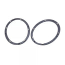 2 uds anillo embellecedor de bisel de faro negro brillante para Mini Cooper F55 F56 F57 14-21-9