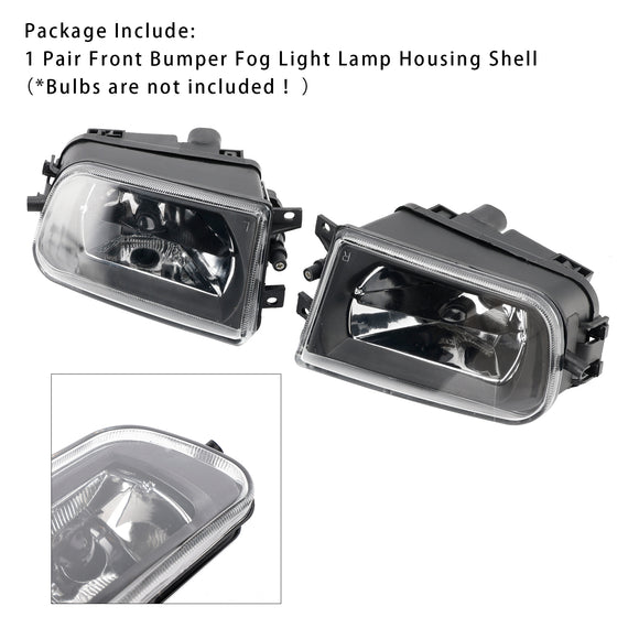 Par de carcasa de lámpara de luz antiniebla del parachoques delantero para BMW E39 serie 5 1995-1998