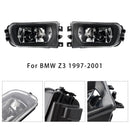 Par de carcasa de lámpara de luz antiniebla del parachoques delantero para BMW E39 serie 5 1995-1998-10