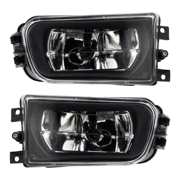 Par de carcasa de lámpara de luz antiniebla del parachoques delantero para BMW E39 serie 5 1995-1998