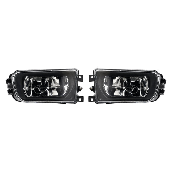 Par de carcasa de lámpara de luz antiniebla del parachoques delantero para BMW E39 serie 5 1995-1998
