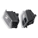 Par de carcasa de lámpara de luz antiniebla del parachoques delantero para BMW E39 serie 5 1995-1998-2