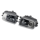 Par de carcasa de lámpara de luz antiniebla del parachoques delantero para BMW E39 serie 5 1995-1998-3