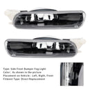 Pair Front Bumper Fog Light Without Blubs  For E46 323i 325i 1998-2001£¨Pre-LCI£©-7