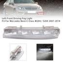 LED Daytime Running Left Fog Lights For Mercedes Benz W204 S204 W212 2007-2014-5