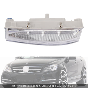 LED Daytime Running Left Fog Lights For Mercedes Benz W204 S204 W212 2007-2014 - 0