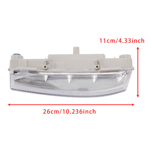 LED Daytime Running Left Fog Lights For Mercedes Benz W204 S204 W212 2007-2014