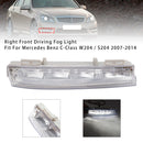 LED Daytime Running Right Fog Lights For Mercedes Benz W204 S204 W212 2007-2014-5