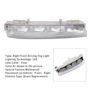 LED Daytime Running Right Fog Lights For Mercedes Benz W204 S204 W212 2007-2014-7
