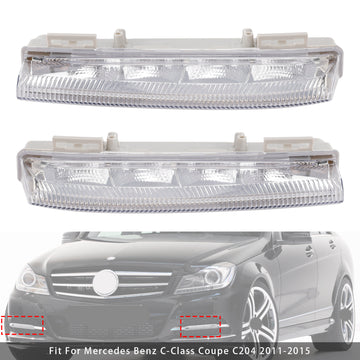 Paar LED-Tagfahrlicht-Nebelscheinwerfer für Mercedes-Benz W204 S204 W212 2007-2014