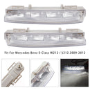 Paire de feux de jour à LED pour Mercedes-Benz W204 S204 W212 2007-2014-10