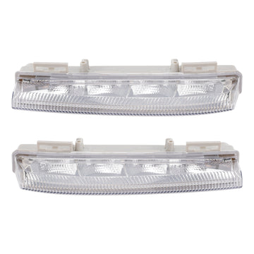 Pair LED Daytime Running Fog Lights  For Mercedes Benz W204 S204 W212 2007-2014 - 0