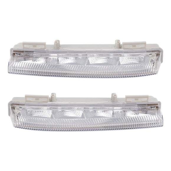 Paire de feux de jour à LED pour Mercedes-Benz W204 S204 W212 2007-2014