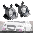 Pair Front Bumper Fog Light Lamps For Audi A3 2003-2013 A4 B7 2004-2008-8