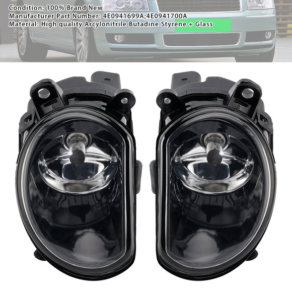 Paire de phares antibrouillard pour pare-chocs avant latéral, pour Audi A8 D3 2004 – 2007 4E0941700A