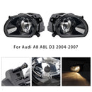Paire de phares antibrouillard pour pare-chocs avant latéral, pour Audi A8 D3 2004 – 2007 4E0941700A-10