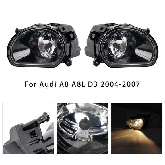 Paire de phares antibrouillard pour pare-chocs avant latéral, pour Audi A8 D3 2004 – 2007 4E0941700A