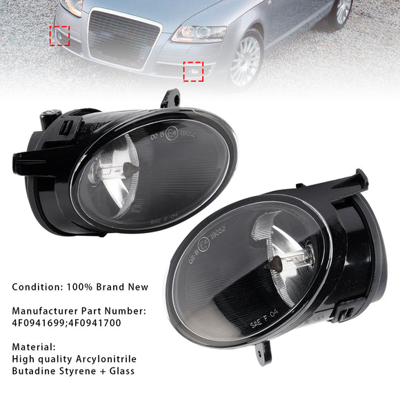 Paar Voorbumper Rijden Mistlamp Voor Audi A6 C6 2005 2006 2007 2008