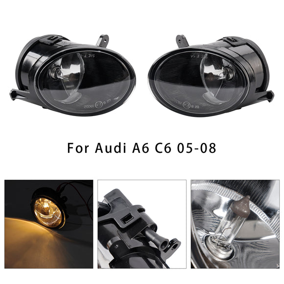 Paar Voorbumper Rijden Mistlamp Voor Audi A6 C6 2005 2006 2007 2008