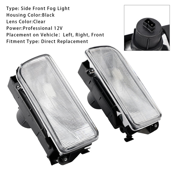 Pair Front Bumper Fog Light Without Bulbs For BMW E36 3-Series 1992-1998