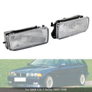 Pair Front Bumper Fog Light Without Bulbs For BMW E36 3-Series 1992-1998-8