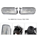 Pair Front Bumper Fog Light Without Bulbs For BMW E36 3-Series 1992-1998-10