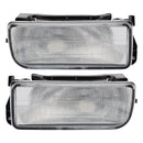 Pair Front Bumper Fog Light Without Bulbs For BMW E36 3-Series 1992-1998-12