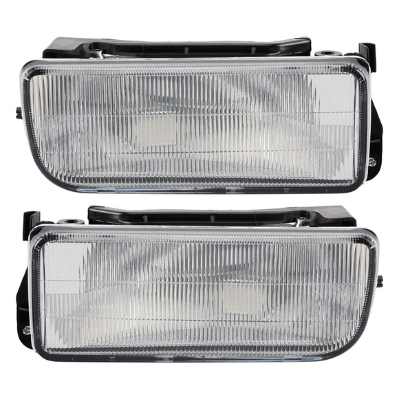 Pair Front Bumper Fog Light Without Bulbs For BMW E36 3-Series 1992-1998