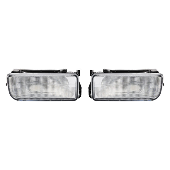 Pair Front Bumper Fog Light Without Bulbs For BMW E36 3-Series 1992-1998