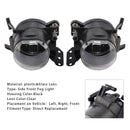Pair Front Bumper Fog Light Lamp Bulb Housing For BMW E60 5-Series  2004-2007-7