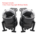 Pair Front Bumper Fog Light Lamp Bulb Housing For BMW E60 5-Series  2004-2007-9
